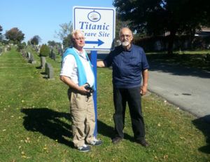 Mr Goodwin From New Zealand visits Titanic Site