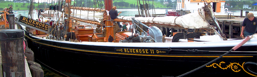 Take a tour on the Bluenose in Lunenburg Nova Scotia