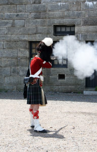 Halifax Citadel Guard Firing Gun