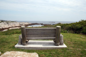 Inviting Bench at Peggy's Cove Lookoff